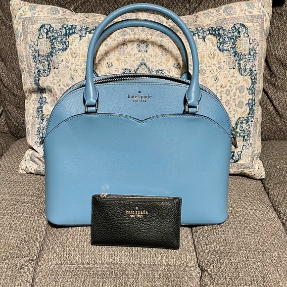 KATE SPADE - NEVER USED. Small wallet fits smaller crossbody or pocket. - Picture 9 of 9